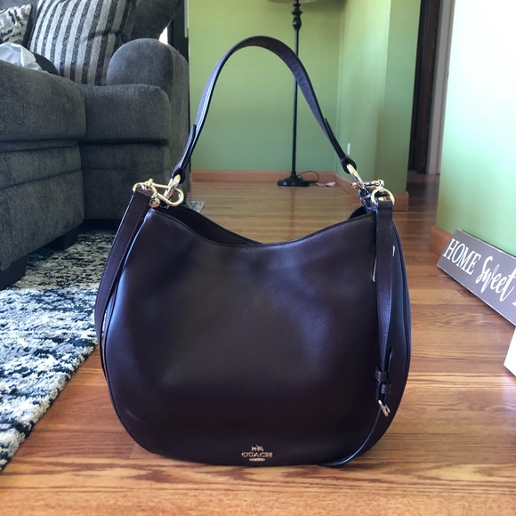 Handbags - COACH Hobo Crossbody Bag - Color: Oxblood